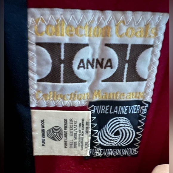 Vintage Virgin Wool Rounded Shoulder Double Breasted Coat - Picture 6 of 6